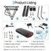 EU Warehouse Black Rear Rack 36v 13ah Rear Rack Bike Battery For 250w 350w 500w Motor Food Delivery Vehicles_desvips.com