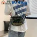 Fashion Fanny Packs Unisex Clear PVC Waist Pouch Multi-functional Letter Printed With Pendant Adjustable Buckle Strap_desvips.com