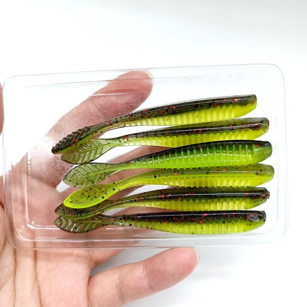 DUODUOYU 6PCS TPE Floating Fishing Soft Lure 2.3g/85mm Wobblers Swimbait Silicone Baits Bass Perch Lure Artifical Bait Tackle_desvips.com