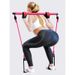 Multi Functional Fitness Stick Yoga Pilates Equipment Home Elasticity Exercise Training Hip Pulling Rope_desvips.com