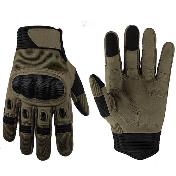 Cross-Border Military Enthusiast Breathable Full-Finger Outdoor Climbing Expansion Motorcycle Riding Touchscreen Gloves_desvips.com