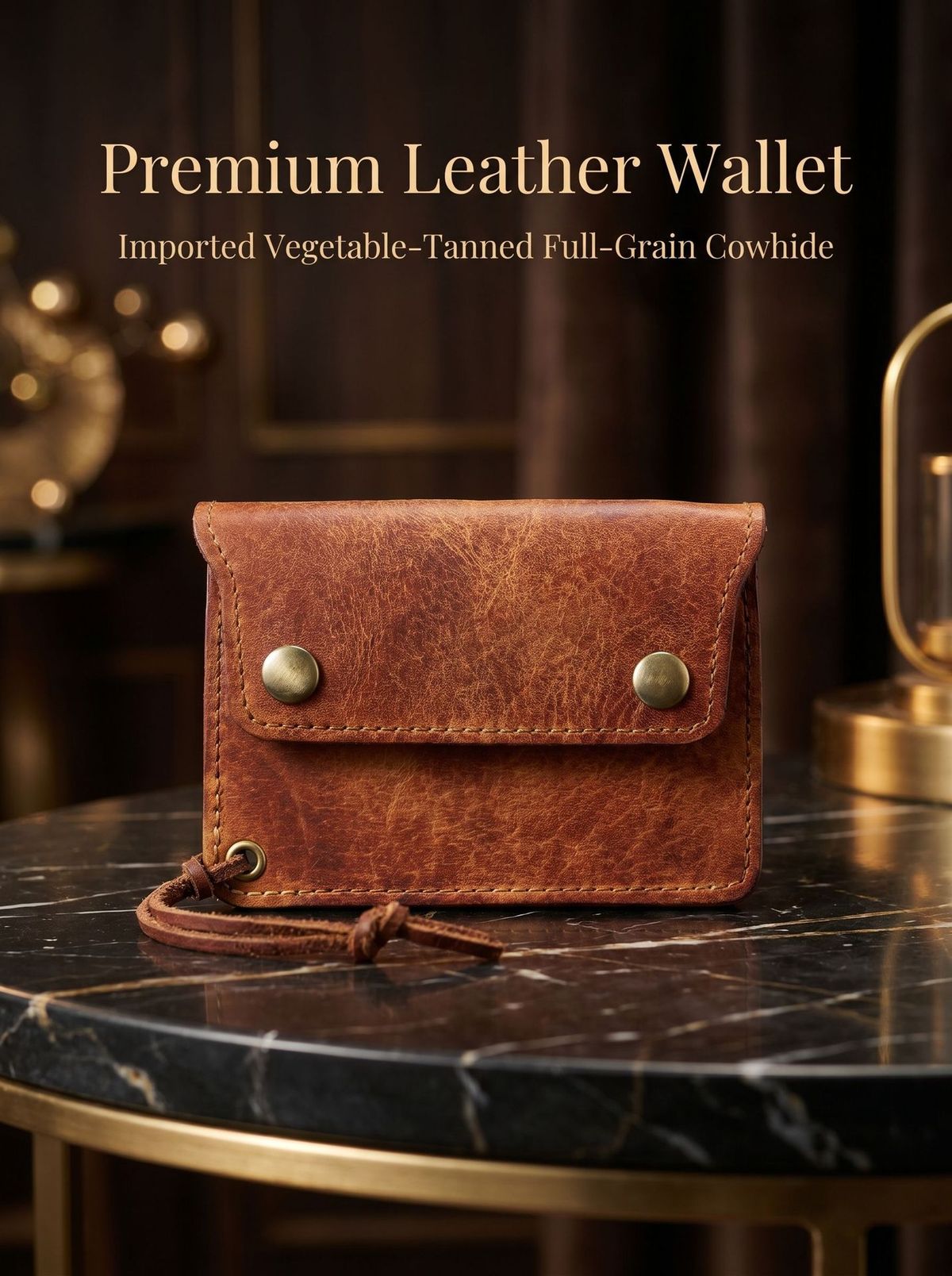 Cross-border Bestseller Vintage Genuine Leather Men's Wallet, Wrinkled Distressed, European American Portable, Large_desvips.com