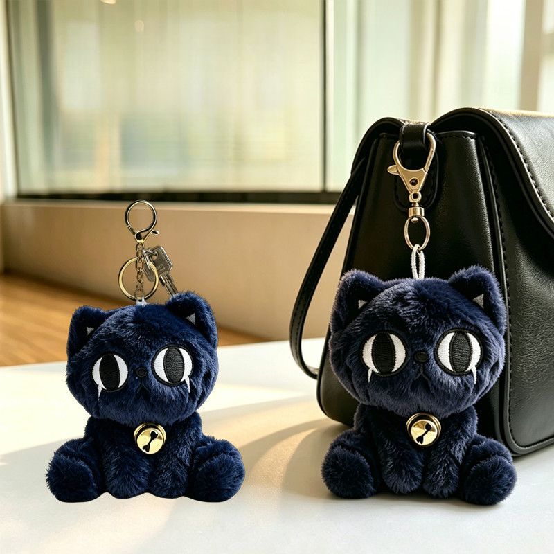 Internet-famous Super Cute Emo Plush Toy, Cat Pendant Stress Relief, Unique Stylish Gift For Friends And Besties_desvips.com