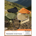 Outdoor Chair, Portable Fishing Camping Triangular Swivel Stool, Lightweight Small Folding Stool_desvips.com