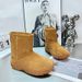 New Winter Thick-Soled Mid-Calf Snow Boots For Women, Lamb Wool Short Boots, Height Increasing, Non-Slip,_desvips.com