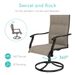 Murago Patio Chairs Set Of 2, Outdoor Chairs, Brown_desvips.com