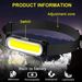 Cross-Border Multifunctional Outdoor COB Night Running Fishing Repair Work USB Rechargeable Mini Wide Beam Headlamp_desvips.com