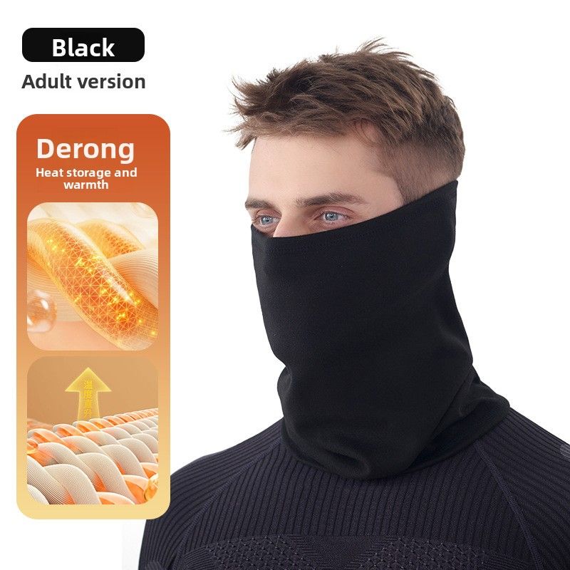 Warm Cycling Mask Versatile Multifunctional Neck Gaiter Running Hiking Fleece Magic Headscarf Outdoor Face Cover_desvips.com