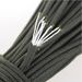 Outdoor Braided Wolf Warrior Bracelet Safety Rope Climbing Survival Gear 4mm Thick 7 Core Paracord_desvips.com
