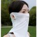 UPF50+ UV Face Mask With Neck Cover - Ice Silk Sun Protection For Golf & Cycling Breathable Outdoor Face Veil With UV Protection_desvips.com