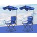 Outdoor Sunshade Beach Portable Armchair With Canopy Leisure Folding Picnic Chair_desvips.com