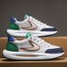 Men's Spring New Breathable Ice Silk Cloth Mesh Trend Everything With Daddy Shoes_desvips.com
