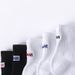 Embroidered I HAVE Mid Calf Socks Unisex Unique Spring Summer Style Solid Color Black White Cotton Korean Street Fashion High Calf_desvips.com