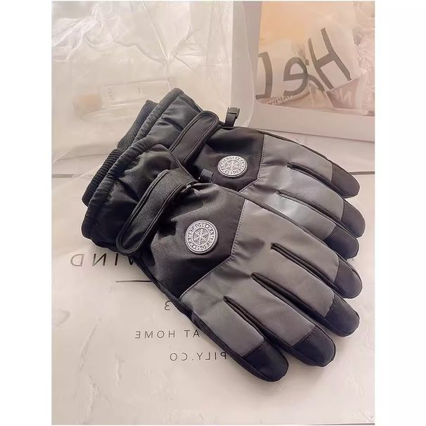 Cold Resistant, Waterproof, Warm, Windproof, Thickened Velvet, Anti Freezing, Touch Screen, Skiing Waterproof Gloves,_desvips.com