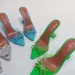 2024 Trendy Rhinestones Bowknot Women's Sandals - Red Hot PVC Summer Jelly Quality High Heels_desvips.com