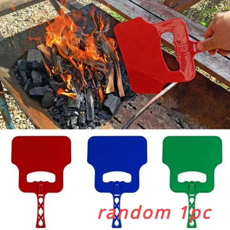 BBQ Hand Crank Blower Barbecue Fan Tool Manual Combustion Outdoor Cook Camping_desvips.com