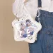 Yellow Star PU Leather Shoulder Bag Cute Teenage Kawaii Women Schoolbag Knapsack Y2K Spicy Girl Travel Backpack_desvips.com
