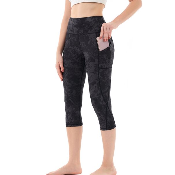 Women's High Waist Yoga Pants With Pockets, Tummy Tightening Sweatpants (Non-See-Through), Sports Fitness Running Pantyhose_desvips.com