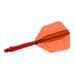 CUESOUL ROST 77 Integrated Dart Shaft And Flight,Big Wing Shape Set Of 3 Pcs-Transparent Color_desvips.com