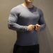 KOOSSOASISMen's Round Neck Long-sleeved Quick-drying Tight-fitting, High-elasticity, Quick-drying, Breathable T-shirt, Base Layer_desvips.com
