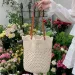 Large Capacity Woven Tote For Women 2025 Summer New Crochet Cotton Rope Handbag Beach Shoulder Bag_desvips.com