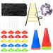 Agility Ladder Set for Children Basketball Speed Training Soccer pace Ladder Equipment for Sports & Outdoor Team Sports_desvips.com