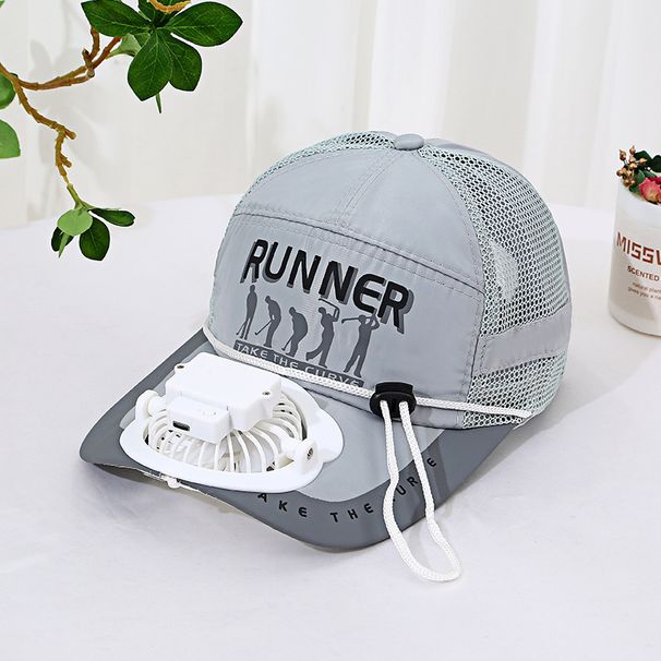 Adult Men's Summer Rechargeable Fan Hat For Men And Women Fishing Outdoor Work Sun Protection Visor Baseball Cap_desvips.com