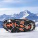 19-tooth Mountaineering Crampons, Ice And Snow Equipment, Outdoor Anti-slip Stainless Steel Welded Chains, Reinforced_desvips.com