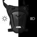 Hard Shell Waist Fanny Pack,Water‑Resistant EVA Sling Crossbody Bag With Reflective Logo For Motorcycle Hiking Outdoor_desvips.com
