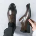 Handmade Wingtip Oxford Leather Gray Brogue Dress Classic Business Formal Mens Zapatillas Hombre Shoes 250226_desvips.com