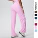 High Waisted Bare Skin Feel Tight Yoga Pants Hip Lifting Straight Leg Loose Fitting Slimming Outdoor Sports Running Fitness Long Pants_desvips.com