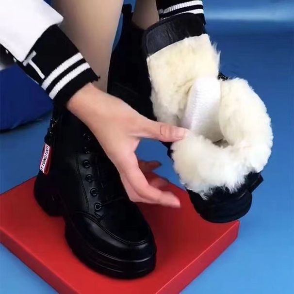 Winter Winter Veet Middle-aged Elderly, Thick And Warm Women, For Mothers, Anti Slip Cotton Shoes_desvips.com