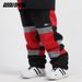 001 Gsousnow Luminous Color Block Snow Unisex 2021 Waterproof Warm Snowboard Pants_desvips.com