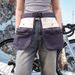 American Style Outdoor Waist Short Apron Printed Unisex Fashion Simple Half Body Makeup Portable Storage Bag_desvips.com