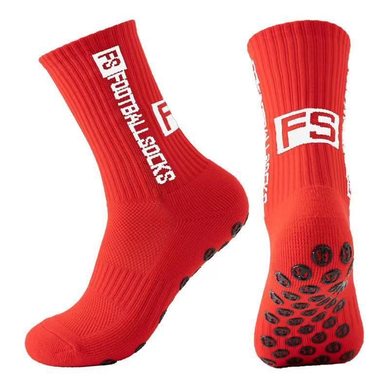 Football Socks Non Slip Sweat Absorbent Deodorant Sports Socks Thick Towel Bottom Long Socks_desvips.com