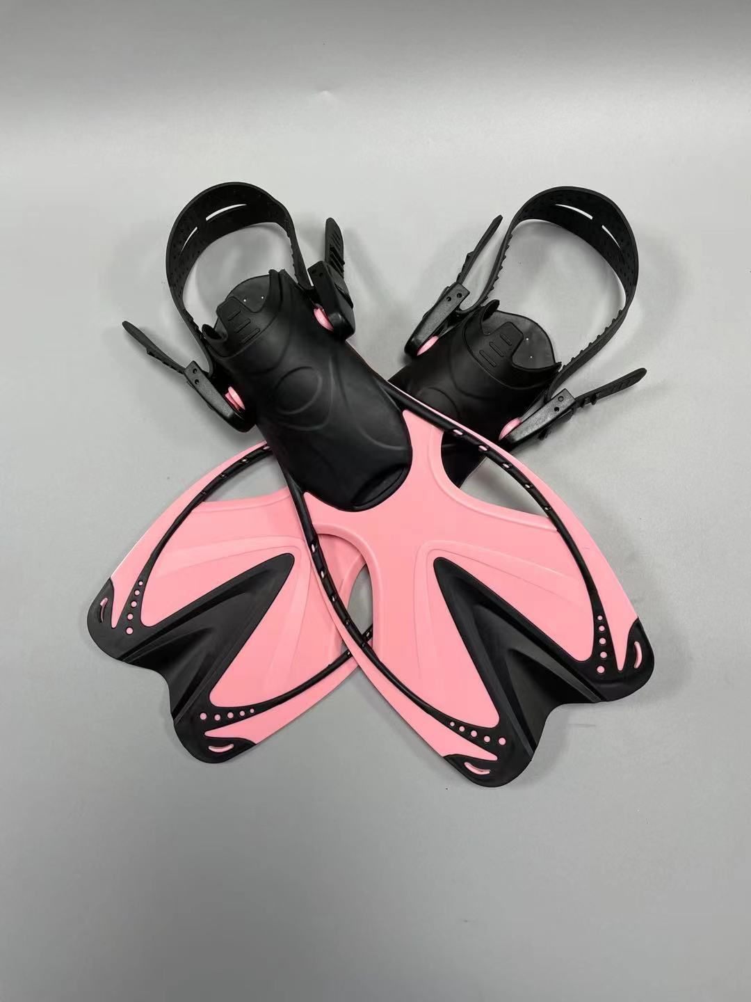 Children's Adjustable Long Fins Swimming Flippers Snorkeling Diving Gear_desvips.com