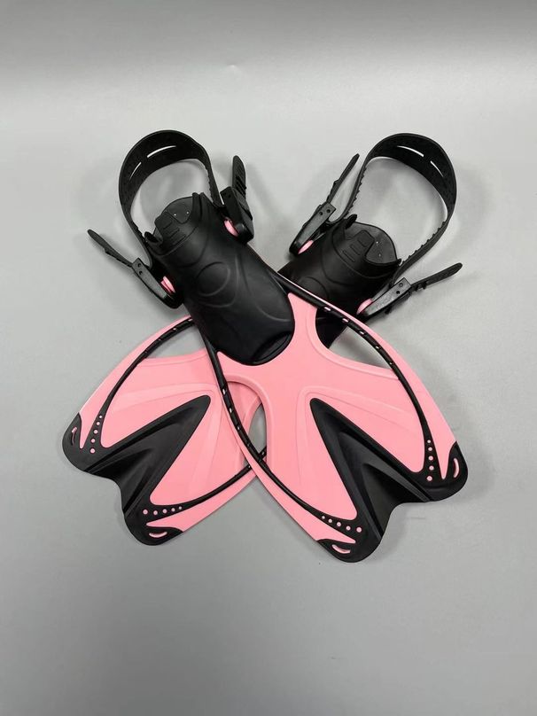 Children's Adjustable Long Fins Swimming Flippers Snorkeling Diving Gear_desvips.com