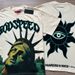 25Ss Summer New Trendy Skull Rock Band Basketball Washed Black Short Sleeve T-Shirt For Men_desvips.com