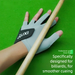 Billiard Professional Three-Finger Men's Thin Style Women's High-Value Left-Hand Half-Finger Non-Slip_desvips.com