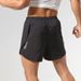 Men's Clothing Fitness Pants Summer Men's Sports Shorts Quick Drying Breathable Double Layer Running Fitness Woven Training Pants_desvips.com