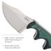 CRKT Minimalist Bowie Outdoor Fixed Blade Knife With Sheath In Green, Model 2387_desvips.com