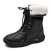Ski Boots Winter Northeast Outdoor Snow Boots Martin Boots Women's Plus Velvet Warm Women's Waterproof Non Slip High Top Fashionable Cotton Shoes_desvips.com