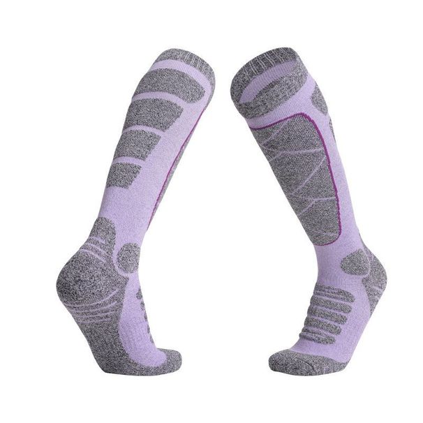 Ski Outdoor Sports Autumn Winter Thickened Terry Snow Men Warm High Top Breathable Quick-Dry Socks Women_desvips.com