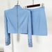 Women's Clothing celebrity fashion new heavy beaded diamond short top skirt suit two piece suit_desvips.com
