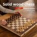 Set For Elementary School Students, Magnetic Foldable Portable Wooden Chessboard, High-end Chess Pieces_desvips.com