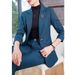 Women's Clothing formal wear autumn and winter new wide-leg pants suit socialite temperament goddess style _desvips.com