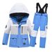 New Children's Boys Girls Workwear Jacket Pants Windproof Waterproof Snowboard Ski Suit Set_desvips.com