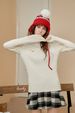 Fair Isle Christmas For Women Winter 2024 New Fashion Trend Thickened Warm Knitted Hat_desvips.com