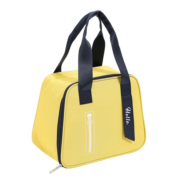 Portable Lunch Bag Lunch Box Insulated Canvas Tote Pouch School Bento Portable Dinner Container Picnic Food Storage_desvips.com