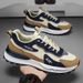Autumn New Breathable Men's Sports Versatile Thick-Soled Casual Running Dad Trendy Shoes_desvips.com